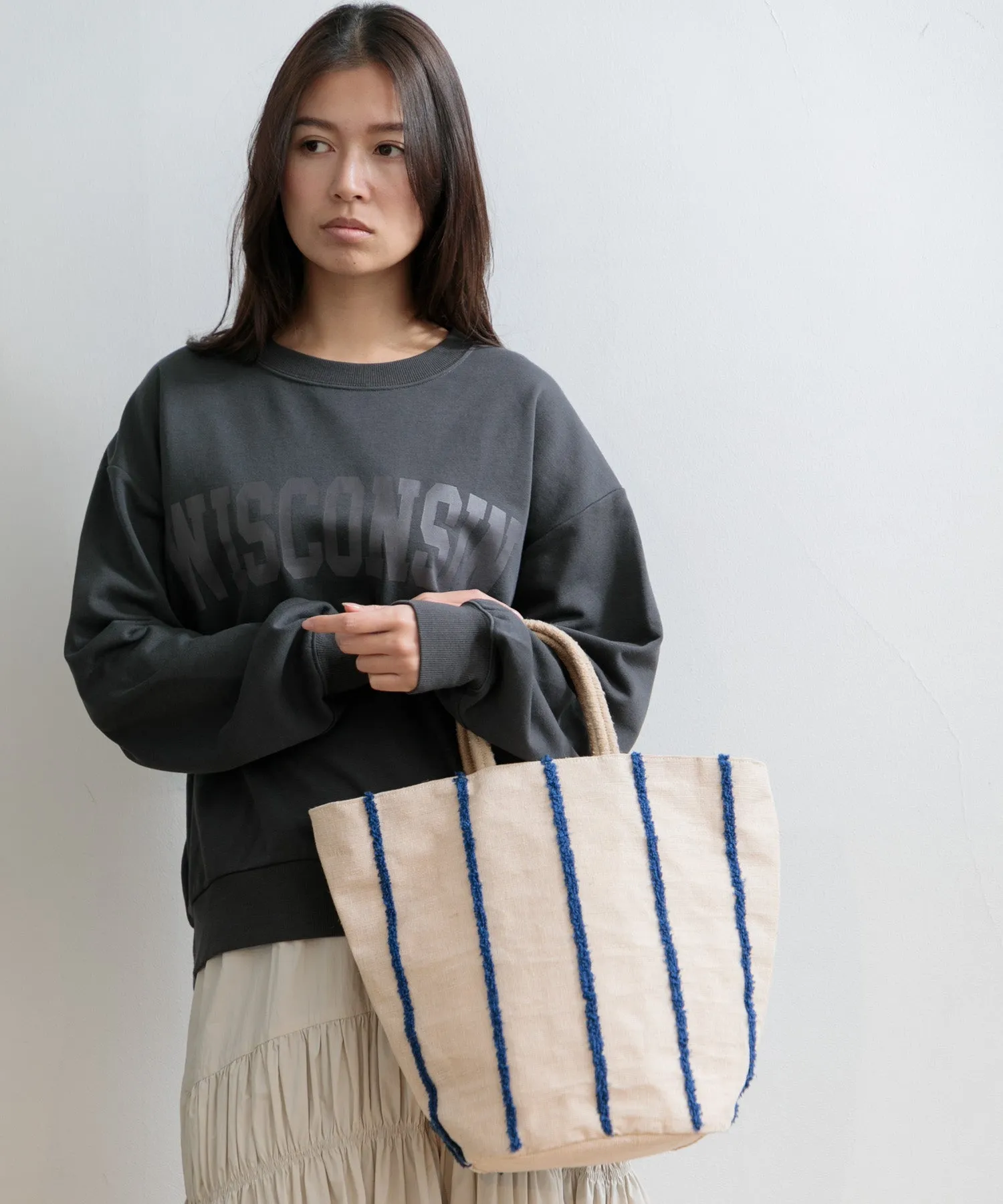 【WOMEN】beej Jute Loopline tote bag