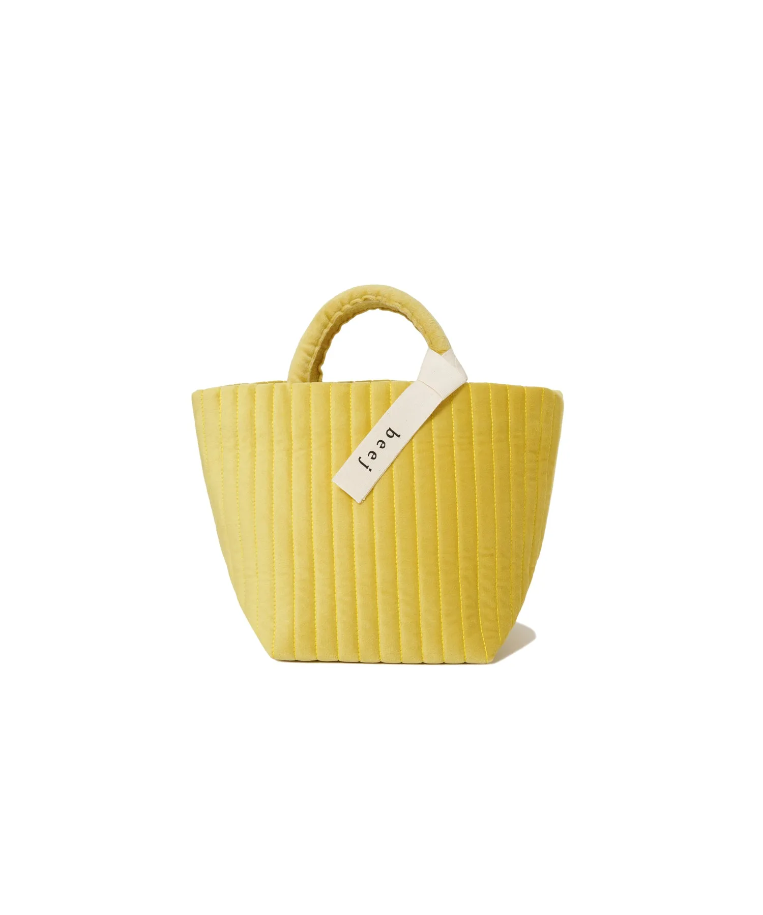 【WOMEN】beej Velour quilting tote bag