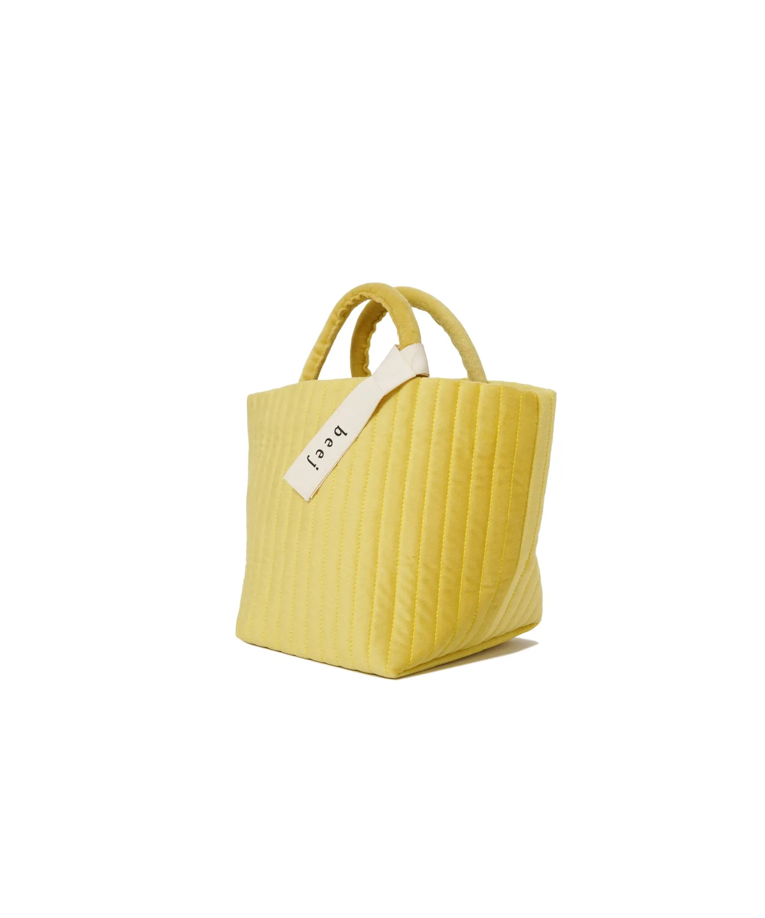 【WOMEN】beej Velour quilting tote bag