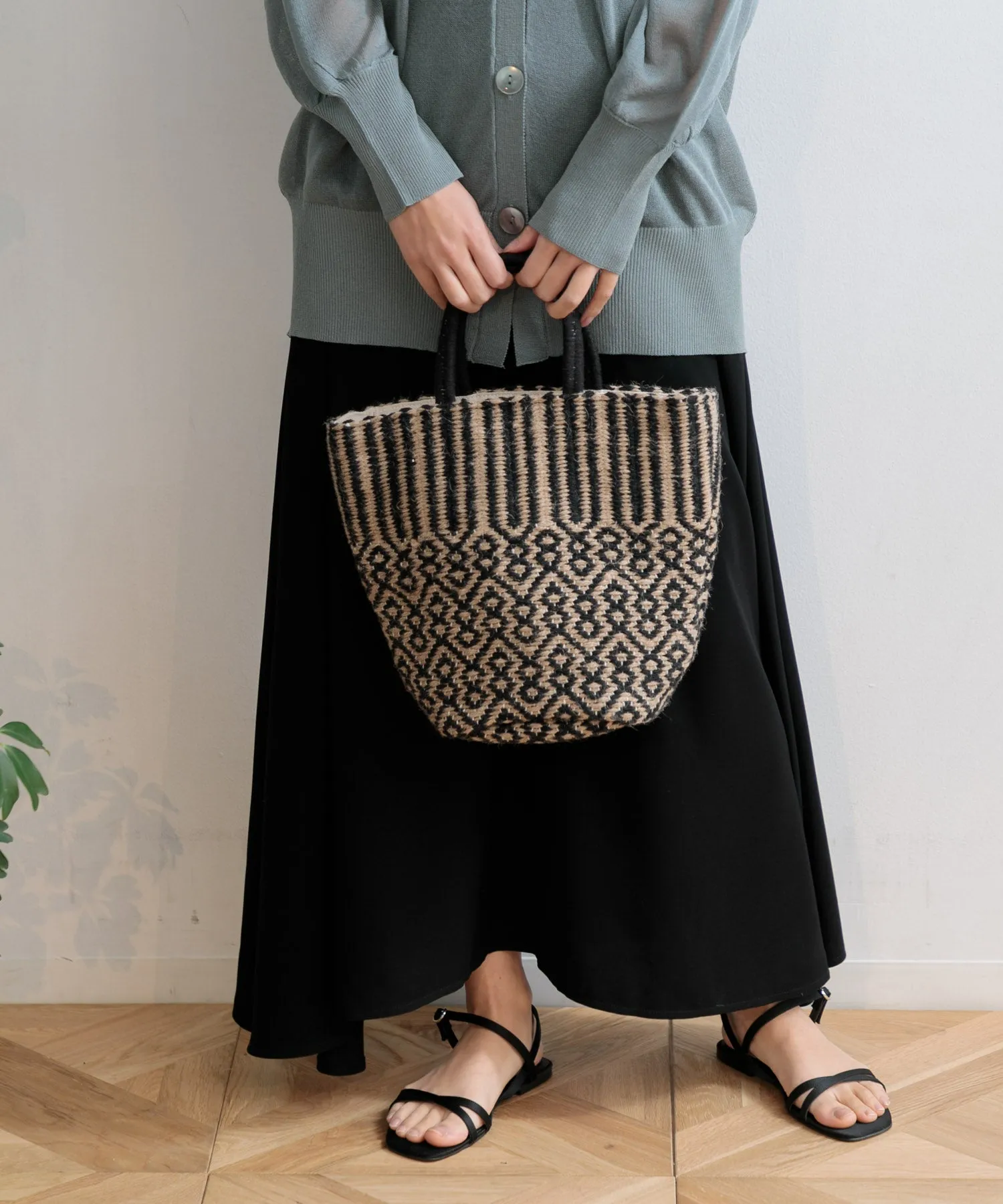 【WOMEN】beej Wove J/C tote bag