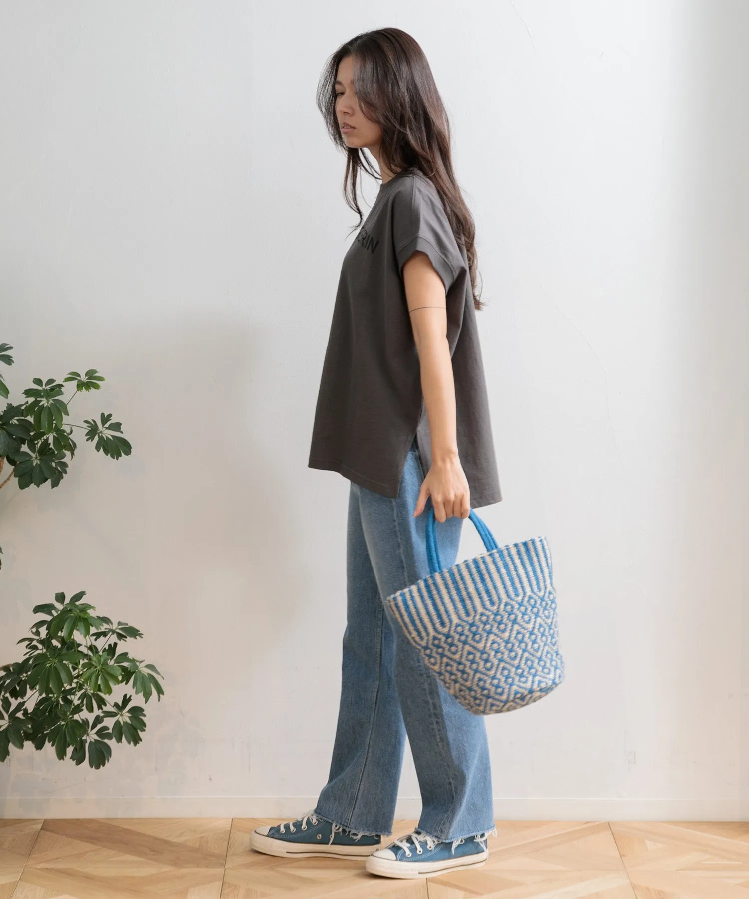 【WOMEN】beej Wove J/C tote bag