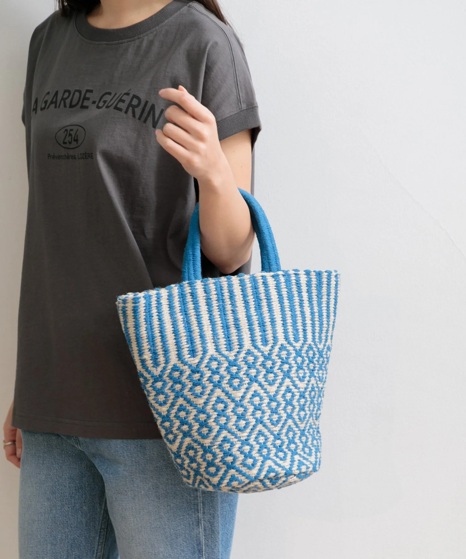 【WOMEN】beej Wove J/C tote bag