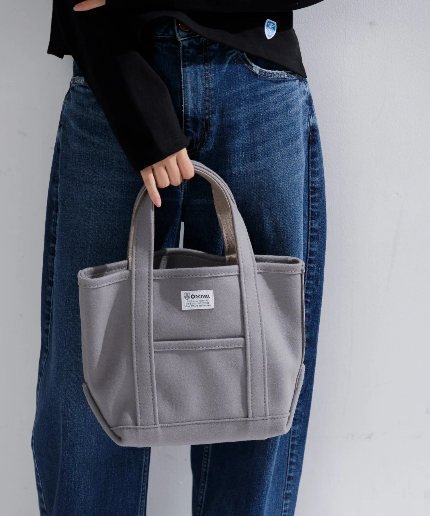 【WOMEN】ORCIVAL HML_HEAVY MELTON TOTE BAG SMALL