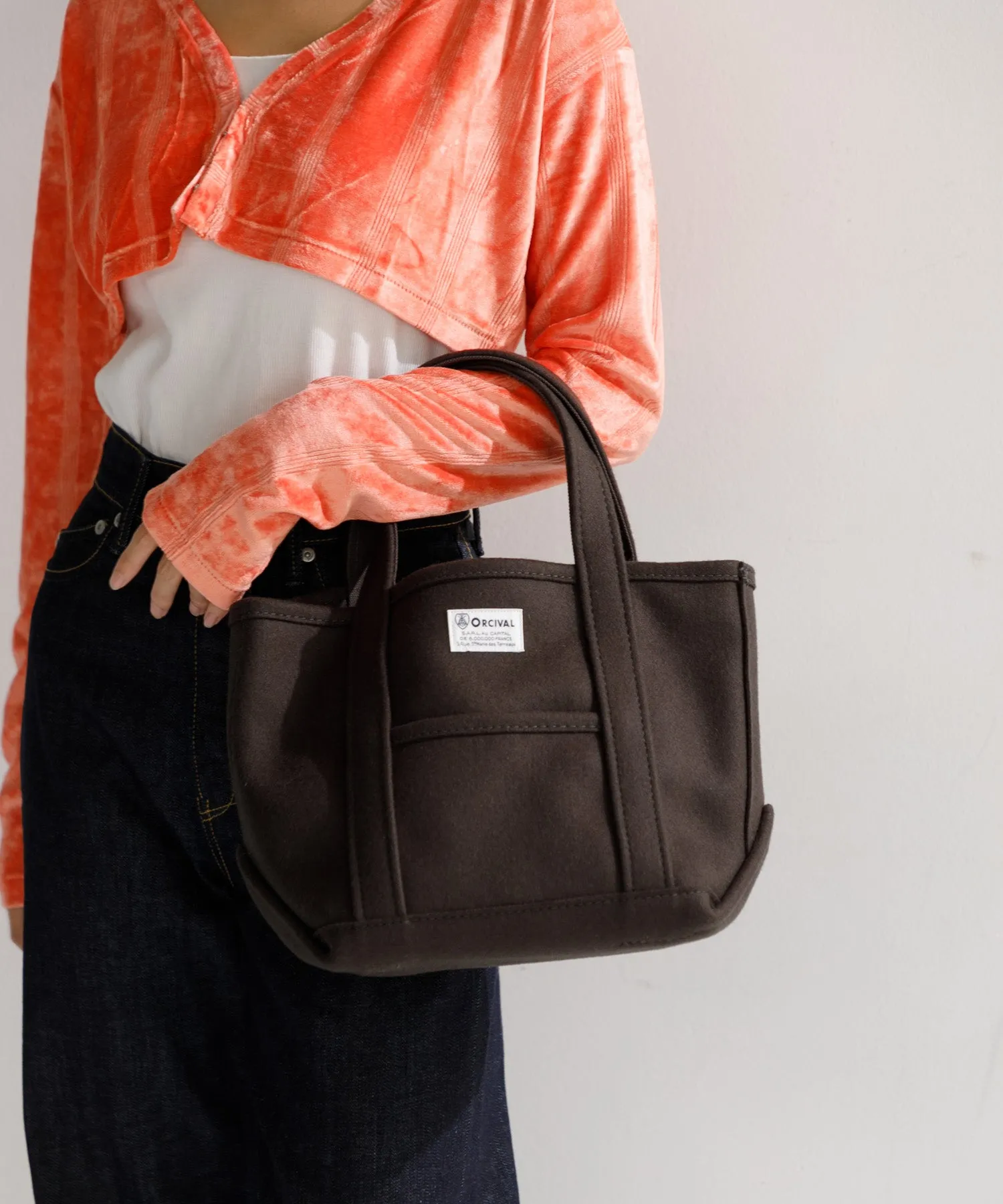 【WOMEN】ORCIVAL HML_HEAVY MELTON TOTE BAG SMALL